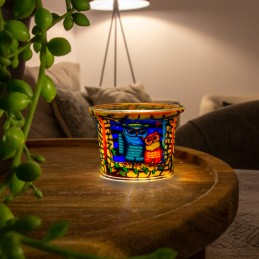 Portavela mini luminiscente...
