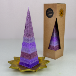 Vela Pirámide Violeta –...