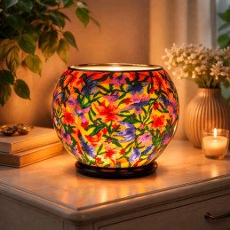 Lámpara Luminiscente Flores...