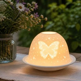 Portavela Dome Light Mariposa